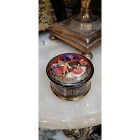Аукцион с рубля! 45 Винтажная коллекционная музыкальная шкатулка Спящая красавица Фарфор