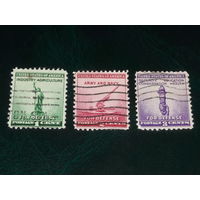 США 1940 Национальная оборона. Полная серия 3 марки