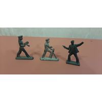 Советские оловянные солдатики моряки на учениях БАЗ первые выпуски игрушка СССР металл. Все на фото.