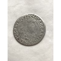6 грошей 1661 Львов