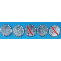Сингапур 20 центов, 2013. 2014.2017.-штемпельный блеск