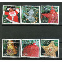 Гибралтар - 2004г. - Рождество - полная серия, MNH [Mi 1111-1116] - 6 марок