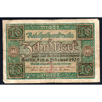 ТОРГ! 10 марок 1920! Веймарская Республика! ВОЗМОЖЕН ОБМЕН!