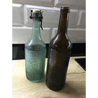 Бутылки .Гродно.1930-40-годы.цена за две.