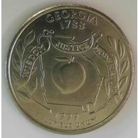 25 центов (квотер) 1999 года, штат Джорджия