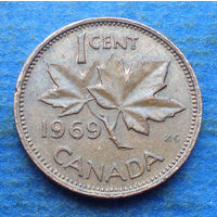Канада 1 цент 1969