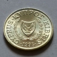 1 цент, Кипр 1998 г., AU