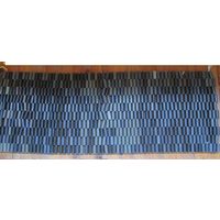 Коврик плетеный из трубочек, размер 100х40 см