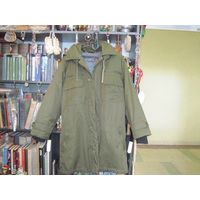 Куртка оливковая удлиненная ВВ МВД утепленная с подстежкой, размер 48/2.