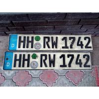 Автомобильные номера пара Германия