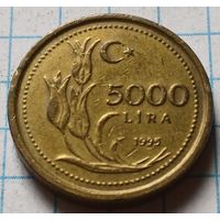 Турция 5.000 лир, 1995     ( 4-7-3 )