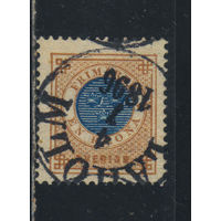 Швеция 1886 Герб Стандарт Крона Надп #37
