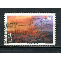 США - 2000 - Большой каньон - [Mi. 3258] - полная серия - 1 марка. Гашеная.  (Лот 34De)