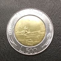 500 лир Италия 1992