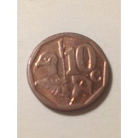 10 центов Южная Африка 2012