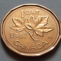 1 цент, Канада 1987 г.