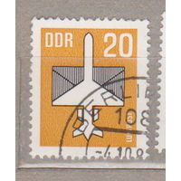 Авиация самолеты  Авиапочта - Самолет и Конверт Германия ГДР 1983 год лот 2
