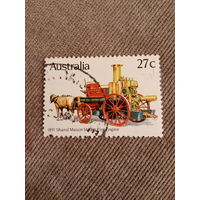 Австралия. Пожарный экипаж 1891