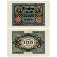 Германия. 100 марок (образца 1920 года, P69a, UNC)