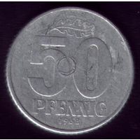 50 пфеннигов 1968 год ГДР 20