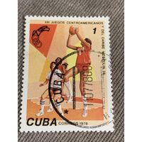 Куба 1978. 13 центрально-американские игры Меделин-78. Баскетбол. Марка из серии