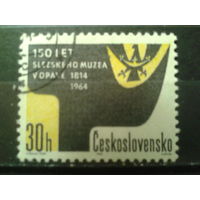 Чехословакия 1964 150 лет Силезскому музею  с клеем без наклейки