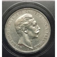 8.  Пруссия.  3 марки 1909 г.