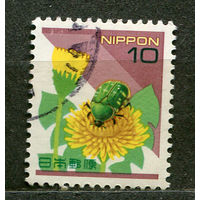 Флора. Насекомые. Жук. Япония. 1997