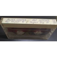 Аудиокассета ALICE COOPER 1991 - Hey, Stupid! - / DEF LEPPARD 1981 - High'n'Dry -