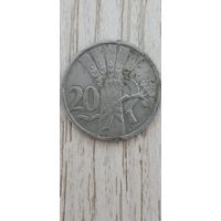 20 геллеров 1921, Чехословакия