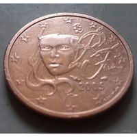 1 евроцент, Франция 2005 г.