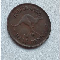 Австралия 1/2 пенни, 1949 2-3-17
