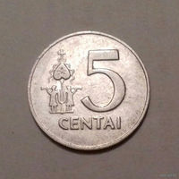 5 центов, Литва 1991 г.