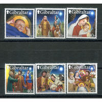 Гибралтар - 2000г. - Рождество - полная серия, MNH [Mi 945-950] - 6 марок