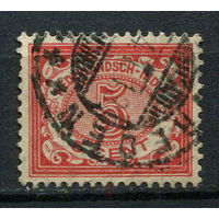 Нидерландская Индия - 1902 - Цифры 5С - [Mi.45] - 1 марка. Гашеная.  (Лот 76EV)-T25P1
