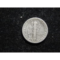 США 10 центов 1937 г