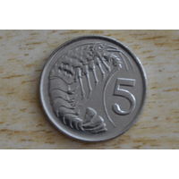 Кайманы 5 центов 1999