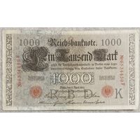 1000 марок 1910 год. Германия. С рубля без МЦ