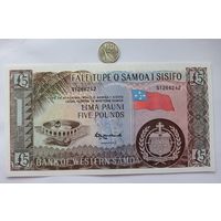 Werty71 Западное Самоа 5 фунтов тала 1963 2020 UNC банкнота официальный репринт