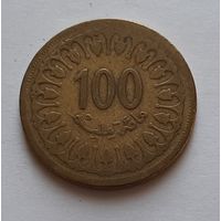 100 миллим 1983 г. Тунис
