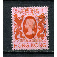 Британский Гонконг - 1982 - Королева Елизавета II 1$ - [Mi.397] - 1 марка. Гашеная.  (LOT V11)