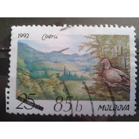 Молдова 2007 Надпечатка 85 бани Михель-2,5 евро гаш