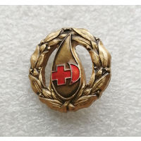 Красный крест и полумесяц. Донор. Капля крови. Медицина. Здравоохранение #0457-OP11