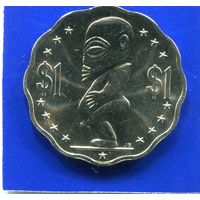 Острова Кука 1 доллар 2003 , Тангароа ( Божество ) , UNC