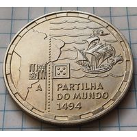 Португалия 200 эскудо, 1994 500 лет разделению зон влияния между Португалией и Испанией    ( 1-10-3 )