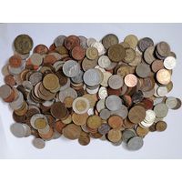 Монеты разных стран 1кг,старт с 15 рублей!