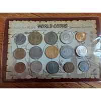 МИР ++ 15 монет со всего Мира в Наборе ++