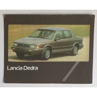 Календарик. Автомобиль Lancia Dedra. 1992. (календарик с ошибкой, на фото на самом деле - Plymouth Acclaim)