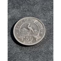 Уганда 50 центов 1976