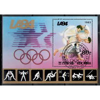 Корея /КНДР/1983/ Спорт / Олимпийские Игры / Дзюдо / Michel #KP BL156A / Блок Сувенирный Лист